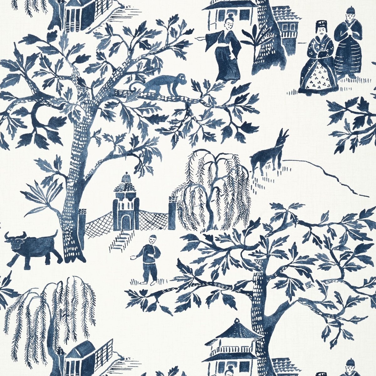 Anna French Willow Wood Behang Watermark AT7915 - LAB COLOUR THE WORLD