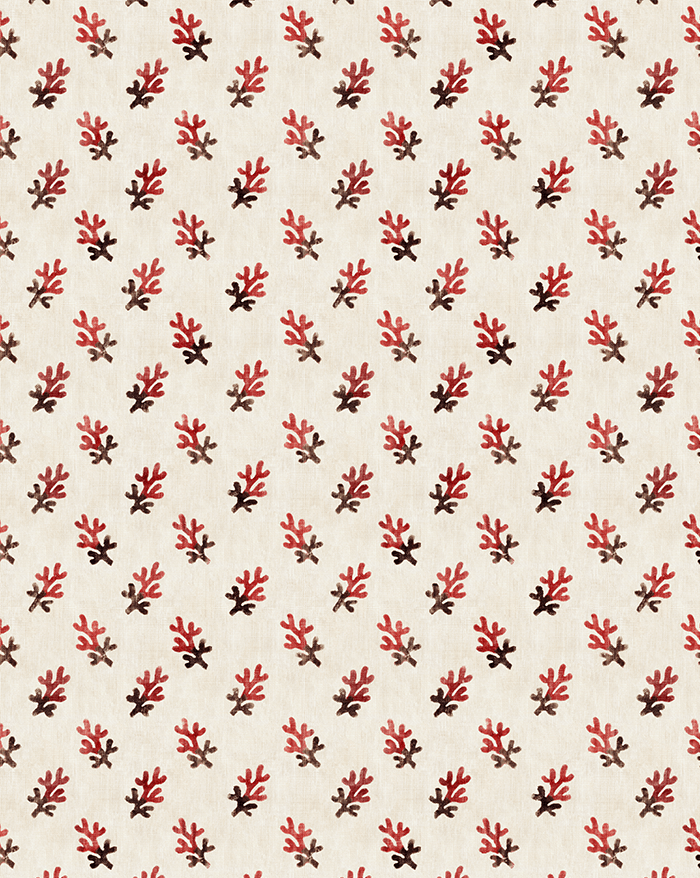 Antoinette Poisson Corail Behang Rouleau 90A - LAB COLOUR THE WORLD