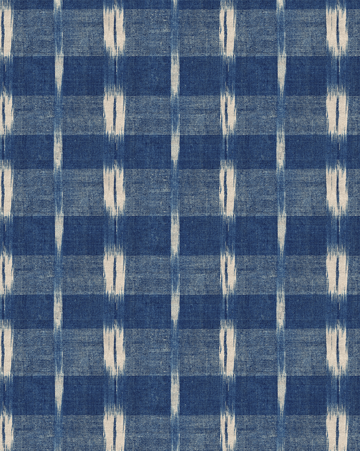 Antoinette Poisson Flamme indigo Behang Rouleau 83A - LAB COLOUR THE WORLD