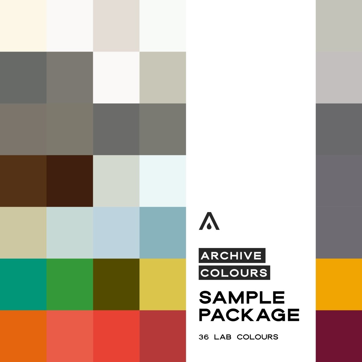 Archive colours sample package - LAB COLOUR THE WORLD