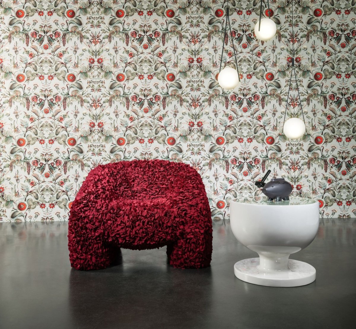 ARTE Moooi Wallcovering Green House Coccinella Bella | Stone Grey MO5000 - LAB COLOUR THE WORLD