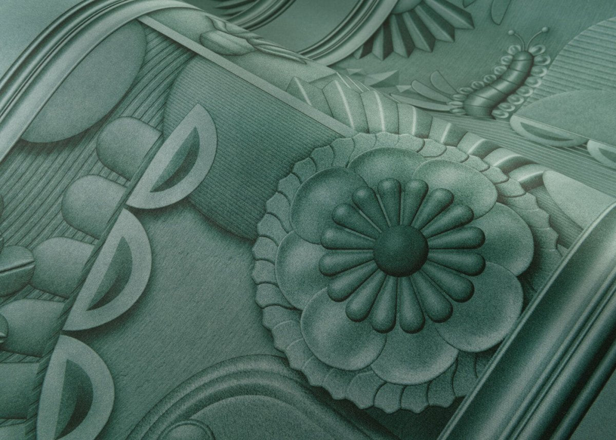 ARTE Moooi Wallcovering Green House Greenhouse Gathering Window | Forest Green MO5052 - LAB COLOUR THE WORLD