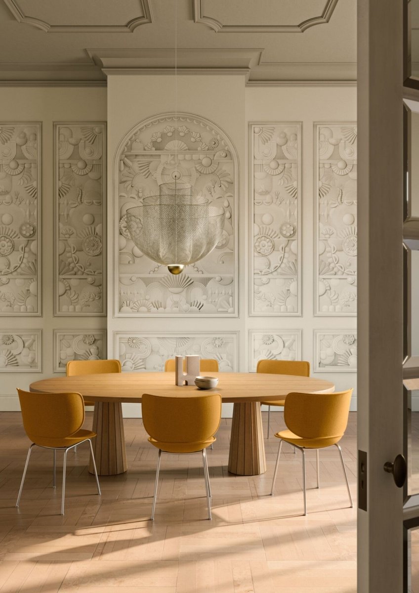 ARTE Moooi Wallcovering Green House Greenhouse Gathering Window | Oyster White MO5051 - LAB COLOUR THE WORLD