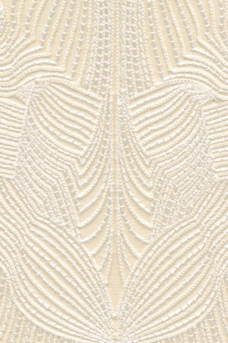 ARTE Moooi Wallcovering Green House Techno Bee Embroidered | Ivory MO5040 - LAB COLOUR THE WORLD