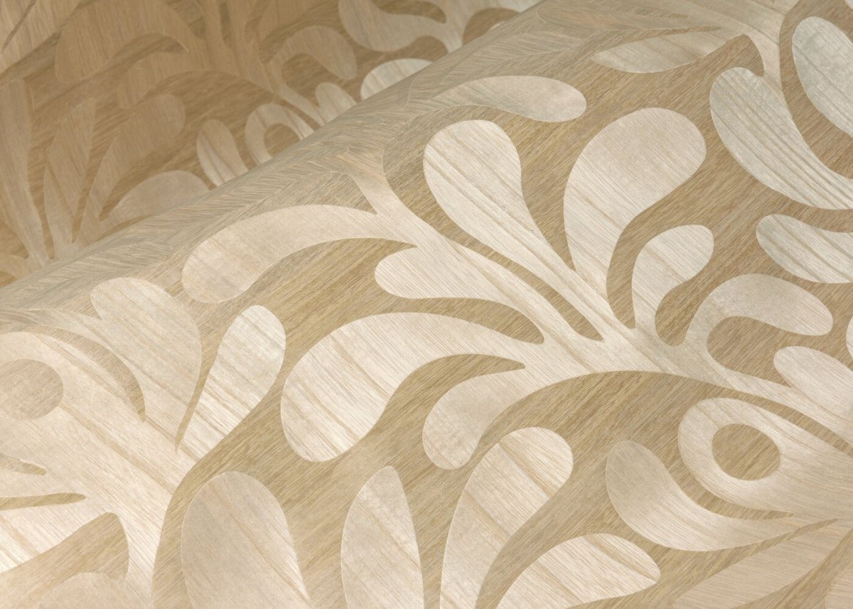 ARTE Moooi Wallcovering Green House Woodblock Beetle Fern | Ebony MO5022 - LAB COLOUR THE WORLD