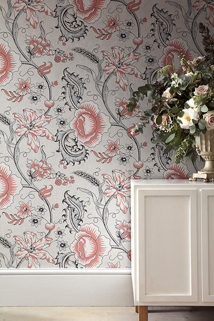 Little Greene Woodblock Trail Behang 0291WOUNION - LAB COLOUR THE WORLD
