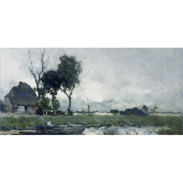 Les Dominotiers Autumn Lake Behang DOM 154