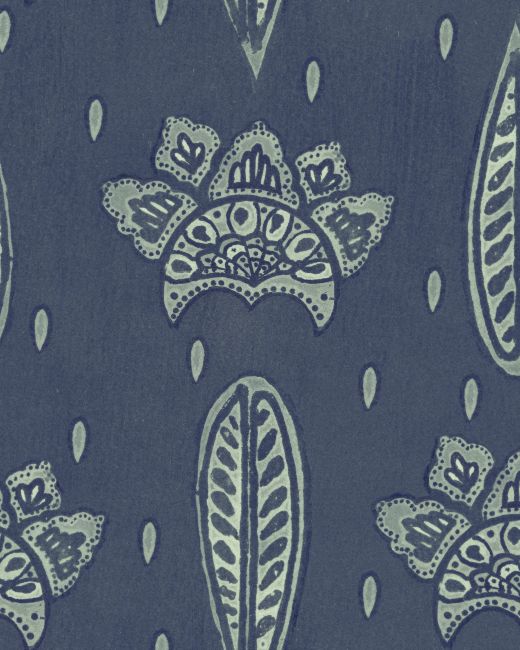 Mind The Gap Bethel Batik Cobalt Behang