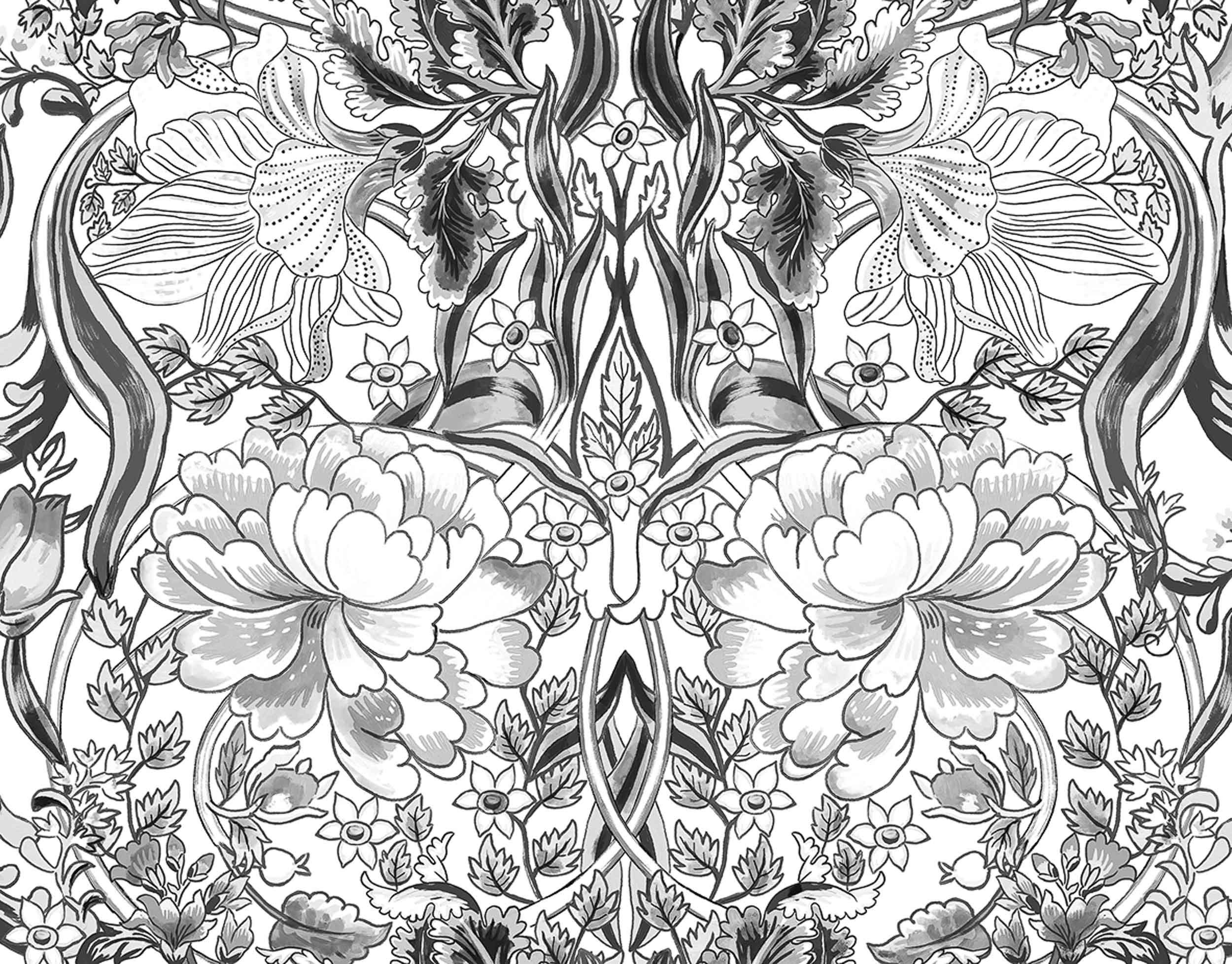 Coordonné Metamorphosis Belle-epoque behang 8800013 behang afbeelding 1