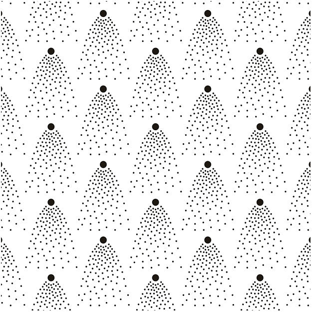 Les Dominotiers Betsy Black & White Behang DOM 144-1