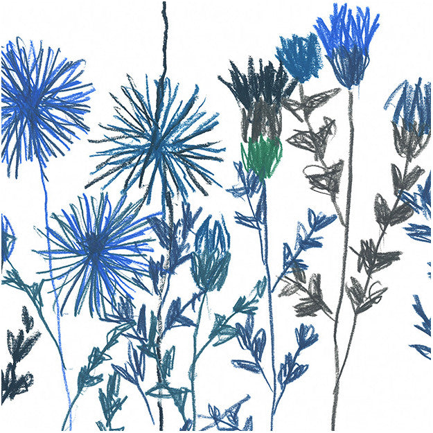 Les Dominotiers Bleuets Behang DOM 1519