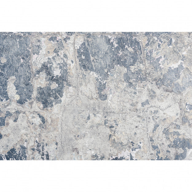 Les Dominotiers Blue Patina Bleu Behang DOM 416