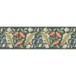 Morris & Co. Bluebell & Peony Border Behang 217609 - LAB COLOUR THE WORLD