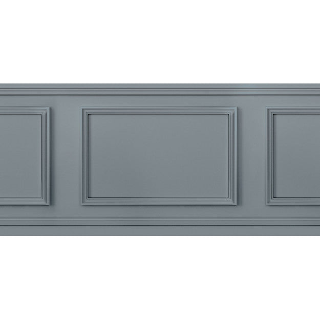 Les Dominotiers Blueish Grey Behang DOM 1008