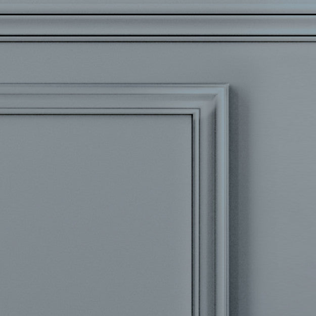 Les Dominotiers Blueish Grey Behang DOM 1008