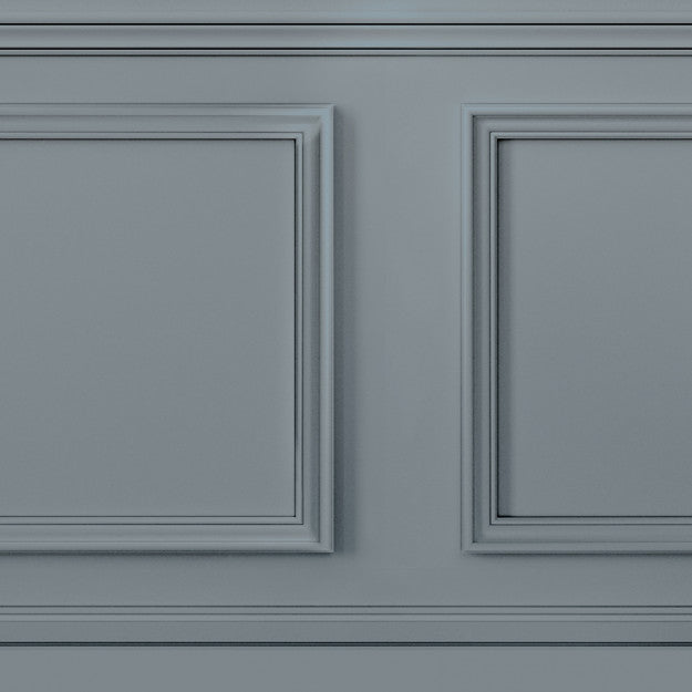 Les Dominotiers Blueish Grey Behang DOM 1008