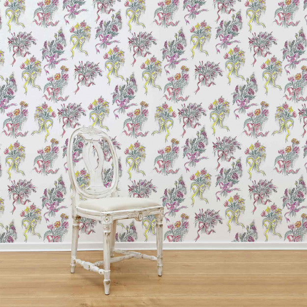 Les Dominotiers Bouquets De Printemps Behang DOM 183