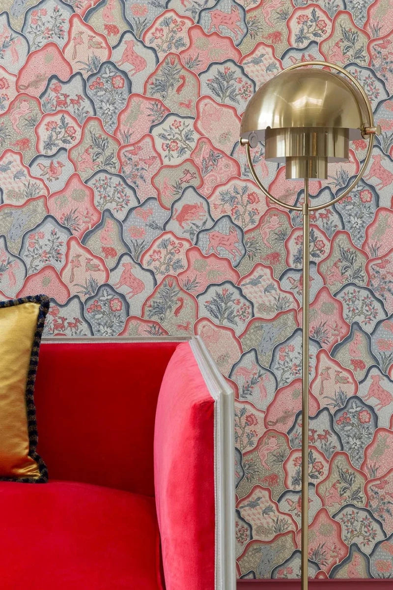 Braquenié Toile des Indes Behang BP336003 - LAB COLOUR THE WORLD