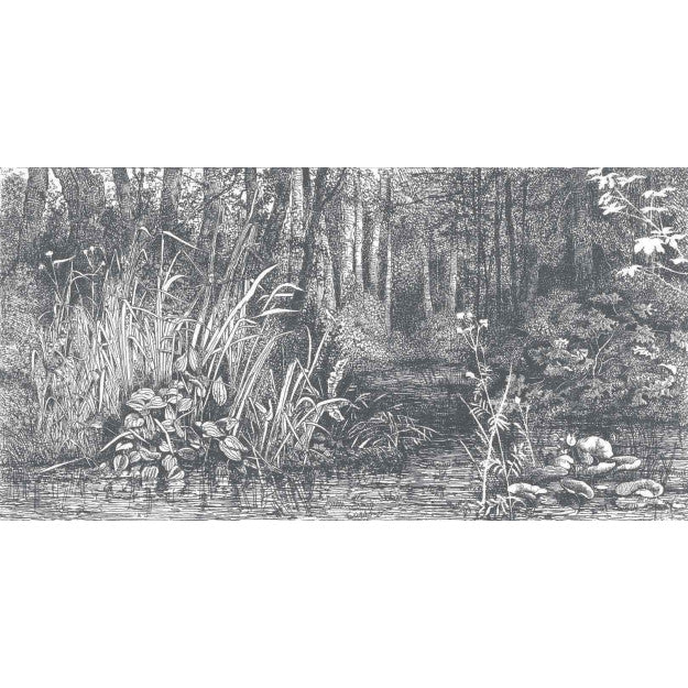 Les Dominotiers Bushy Woods Behang DOM 1516