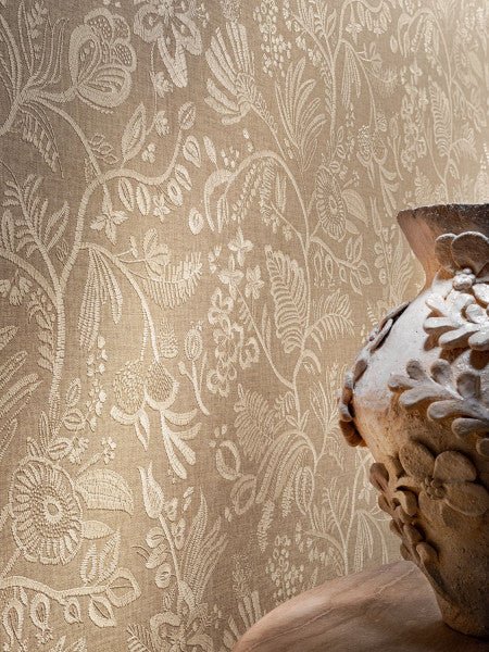 Casamance Broderies Pastel behang 76960406 - LAB COLOUR THE WORLD