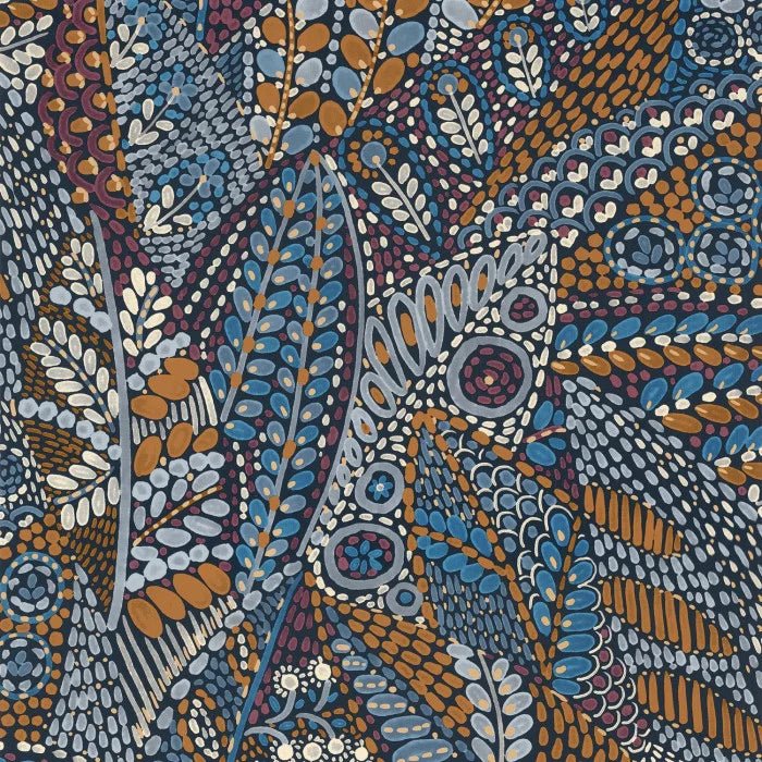 Casamance Casa Azul Talavera behang 76310712 - LAB COLOUR THE WORLD