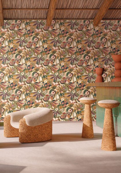 Casamance Casa Azul Tehuana behang 76300304 - LAB COLOUR THE WORLD