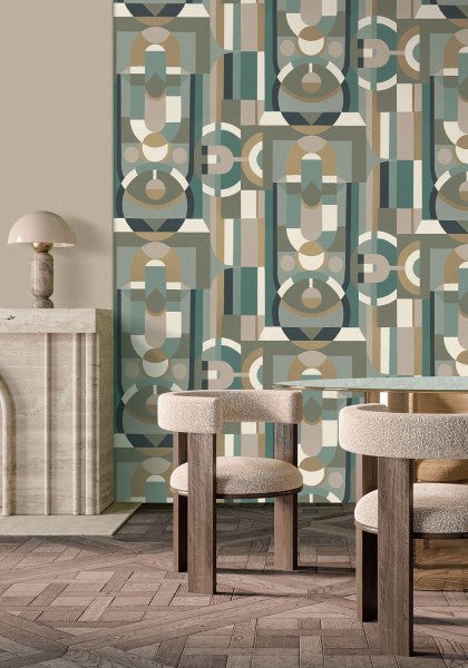 Casamance Faubourg Des Lumières Vitrail behang 76250202 - LAB COLOUR THE WORLD