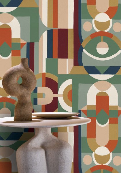 Casamance Faubourg Des Lumières Vitrail behang 76250508 - LAB COLOUR THE WORLD