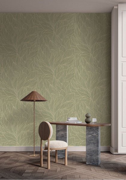 Casamance Jardin Félicia Hosta behang 76602548 - LAB COLOUR THE WORLD