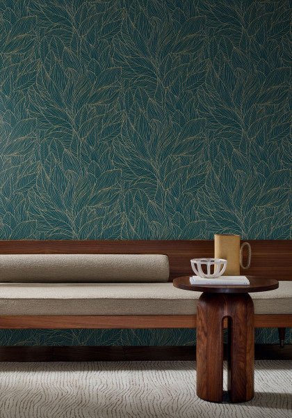 Casamance Jardin Félicia Hosta behang 76602752 - LAB COLOUR THE WORLD