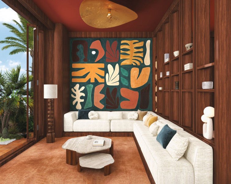 Casamance Modernismo Jorge behang 76863466 - LAB COLOUR THE WORLD