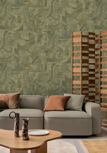 Casamance Nature Sur Mesure - Textures Intarsia behang 76870610 - LAB COLOUR THE WORLD