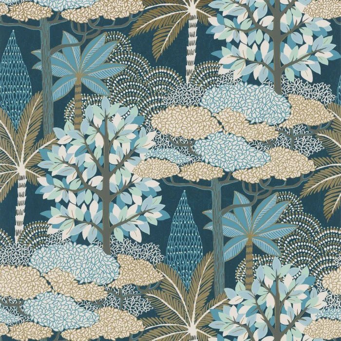 Casamance Nuit D'Orient Marakanda behang 75380100 - LAB COLOUR THE WORLD
