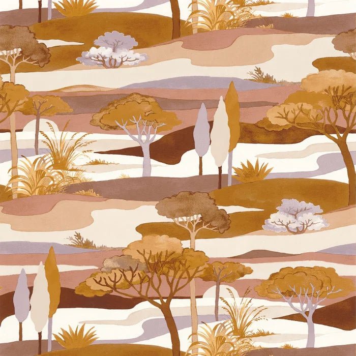 Casamance Otomi Cap Ferret behang 75870304 - LAB COLOUR THE WORLD