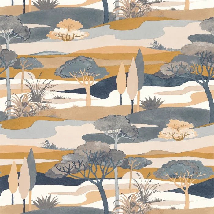 Casamance Otomi Cap Ferret behang 75870508 - LAB COLOUR THE WORLD