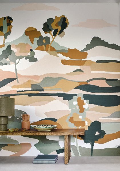 Casamance Otomi Le Bassin behang 75933568 - LAB COLOUR THE WORLD