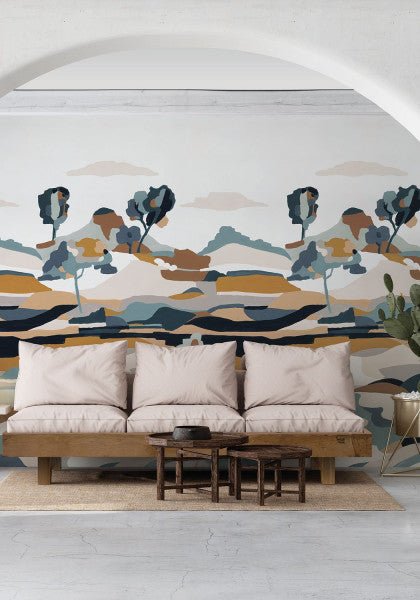 Casamance Otomi Le Bassin behang 75933670 - LAB COLOUR THE WORLD
