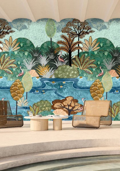 Casamance Panoramas 2 Aruba behang 75610814 - LAB COLOUR THE WORLD