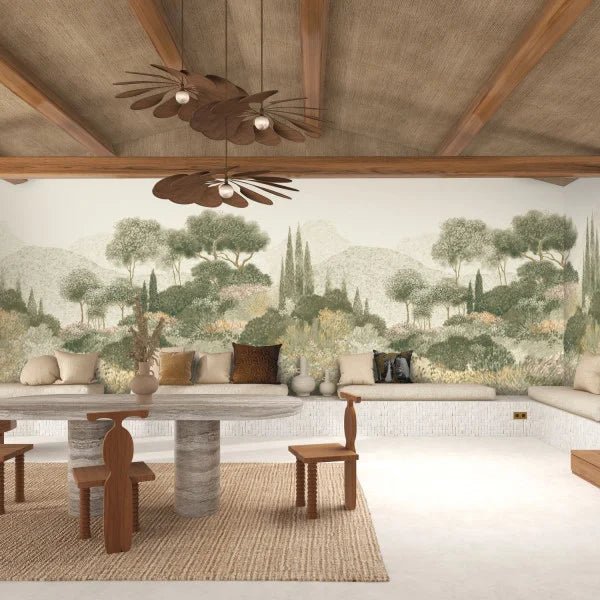 Casamance Panoramas 4 Maquis Corse behang 76761324 - LAB COLOUR THE WORLD