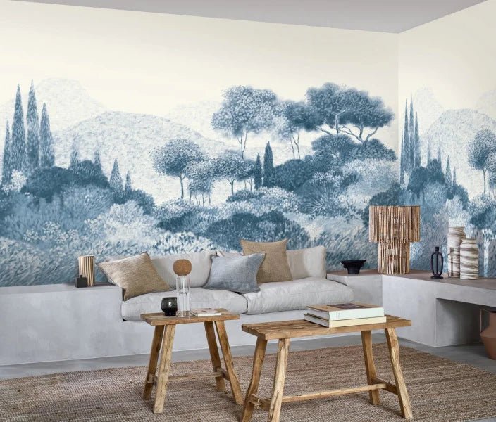 Casamance Panoramas 4 Maquis Corse behang 76761426 - LAB COLOUR THE WORLD