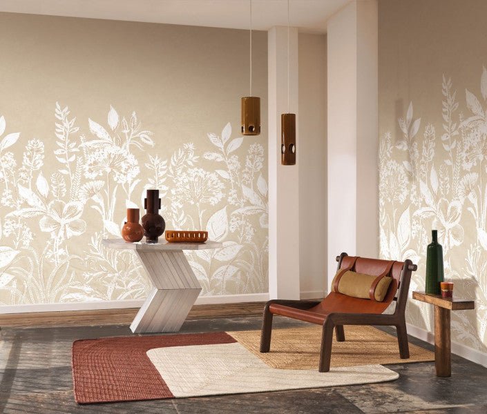 Casamance Panoramas - Les Intemporels Camelia behang 74832650 - LAB COLOUR THE WORLD