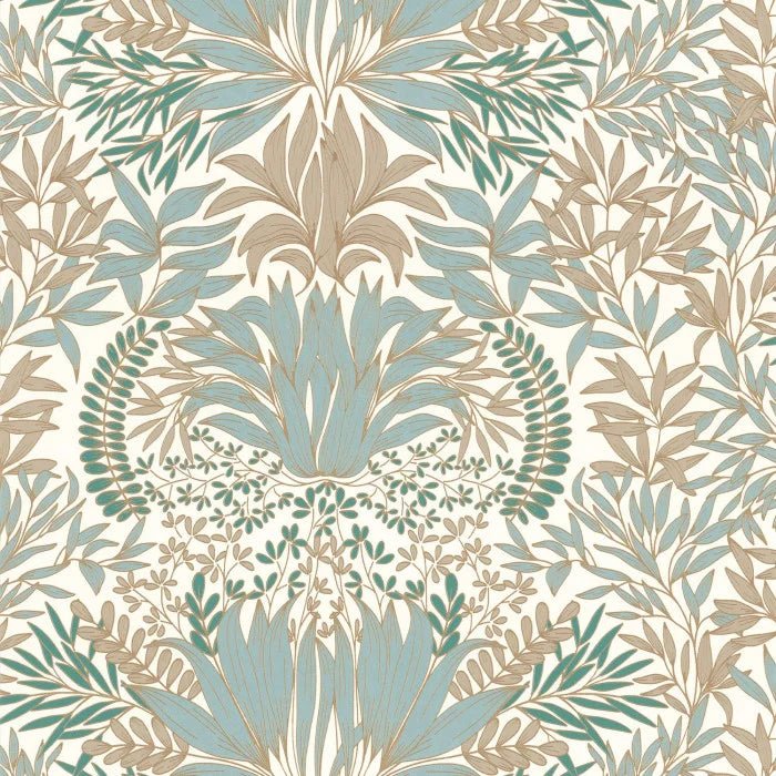 Casamance Square Jasmin Chardon behang 75733262 - LAB COLOUR THE WORLD