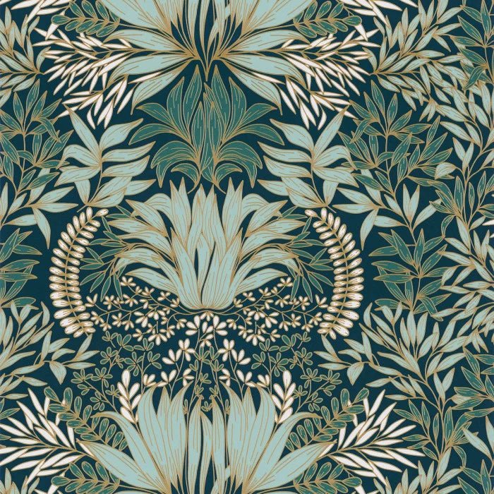 Casamance Square Jasmin Chardon behang 75733568 - LAB COLOUR THE WORLD