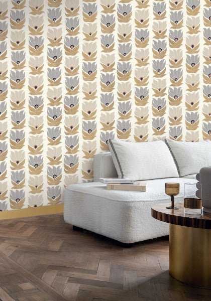 Casamance Square Jasmin Dauphine behang 75690712 - LAB COLOUR THE WORLD