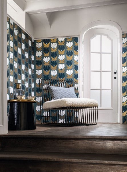 Casamance Square Jasmin Dauphine behang 75690814 - LAB COLOUR THE WORLD