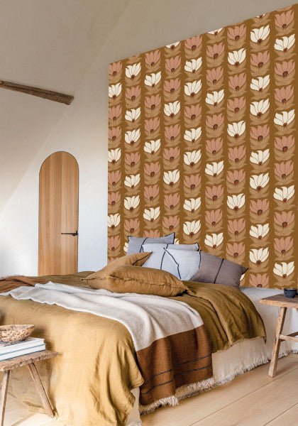 Casamance Square Jasmin Dauphine behang 75690916 - LAB COLOUR THE WORLD