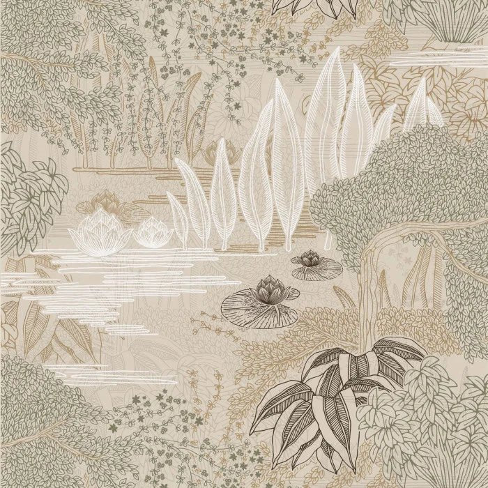 Casamance Square Jasmin Jasmin behang 75680100 - LAB COLOUR THE WORLD
