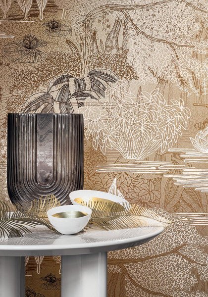 Casamance Square Jasmin Jasmin behang 75680508 - LAB COLOUR THE WORLD