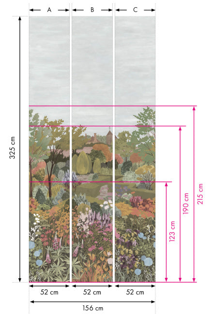 Little Greene Castle Garden Behang 0234CGSAGEG