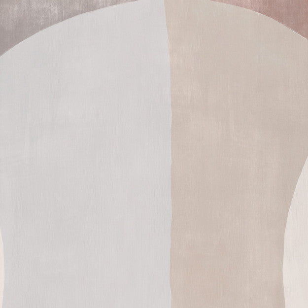 Les Dominotiers Circles Beige / Grey / Terracota Behang DOM 700